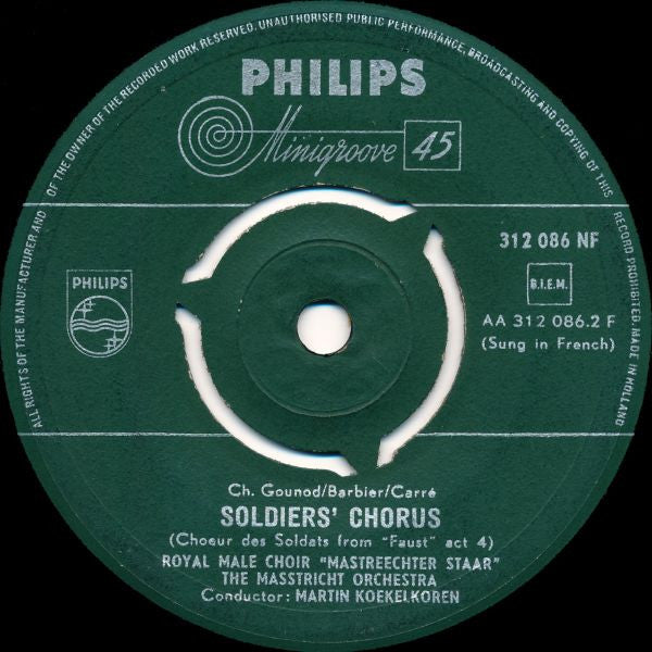 De Mastreechter Staar : Pilgrims' Chorus / Soldiers' Chorus (7")