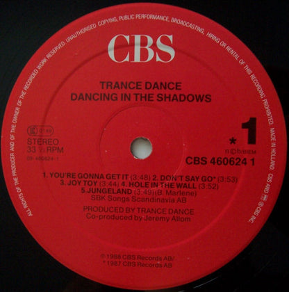 Trance Dance : Dancing In The Shadows (LP, Album)