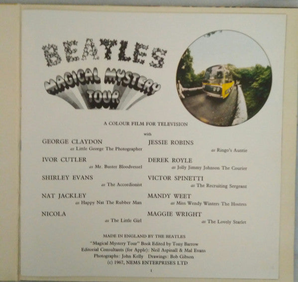 The Beatles : Magical Mystery Tour (LP, Comp, RE)