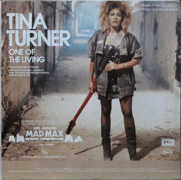 Tina Turner : One Of The Living (7", Single)