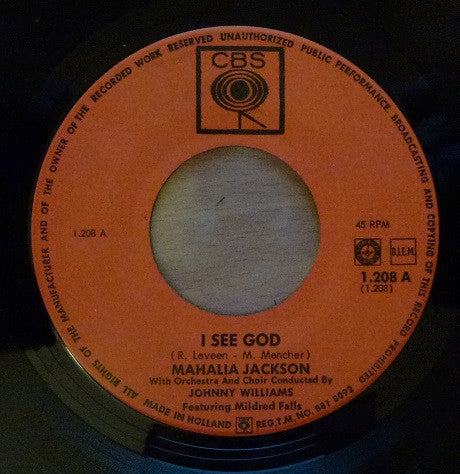 Mahalia Jackson : I See God (7", Single, NR.)