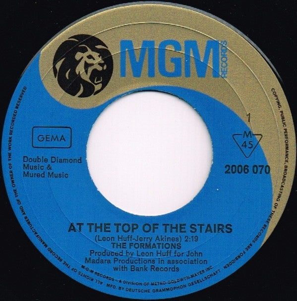 The Formations : At The Top Of The Stairs (7", Single, Mono, RE)