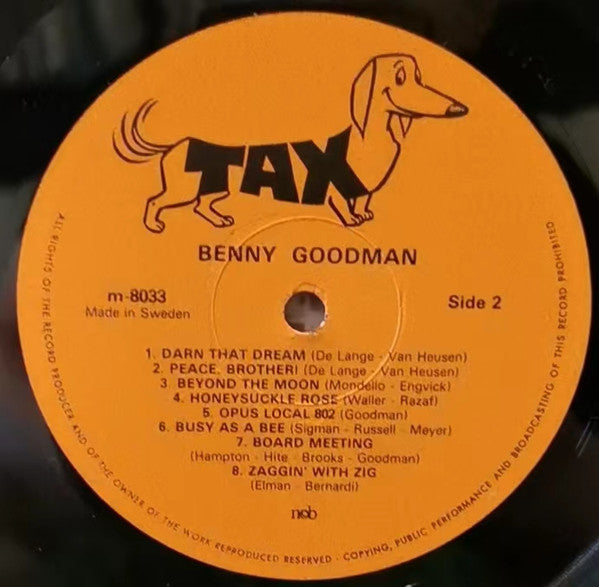 Benny Goodman And His Orchestra : Benny Goodman 1939 Volume 2 (LP, Comp)