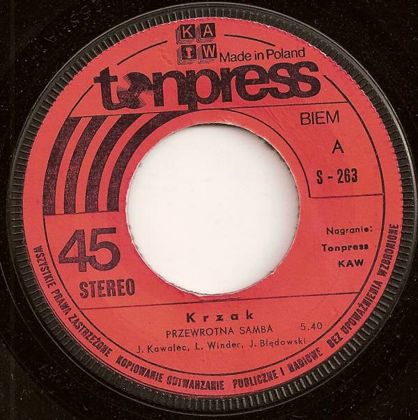 Krzak : Przewrotna Samba / Dla Fredka (7", Single)