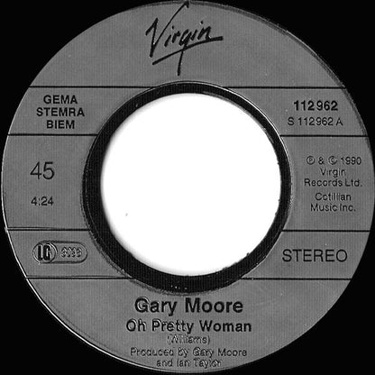 Gary Moore Featuring Albert King : Oh Pretty Woman (7", Single)