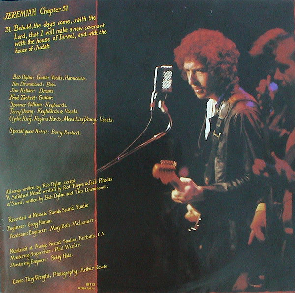 Bob Dylan : Saved (LP, Album)