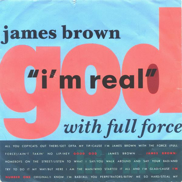 James Brown With Full Force : I'm Real (7", EP)