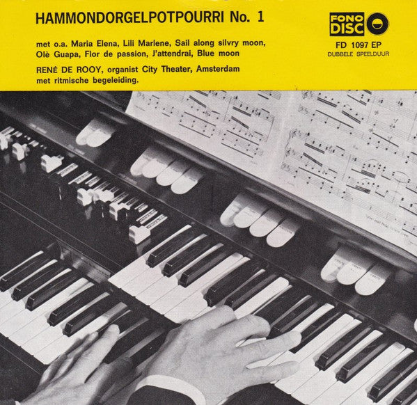 René de Rooy : Hammondorgelpotpourri No. 1 (7", EP)