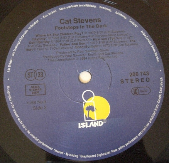 Cat Stevens : Footsteps In The Dark (LP, Comp)