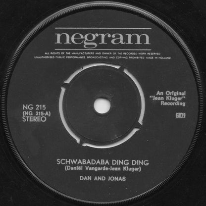 Dan And Jonas : Schwabadaba Ding Ding (7", Single)