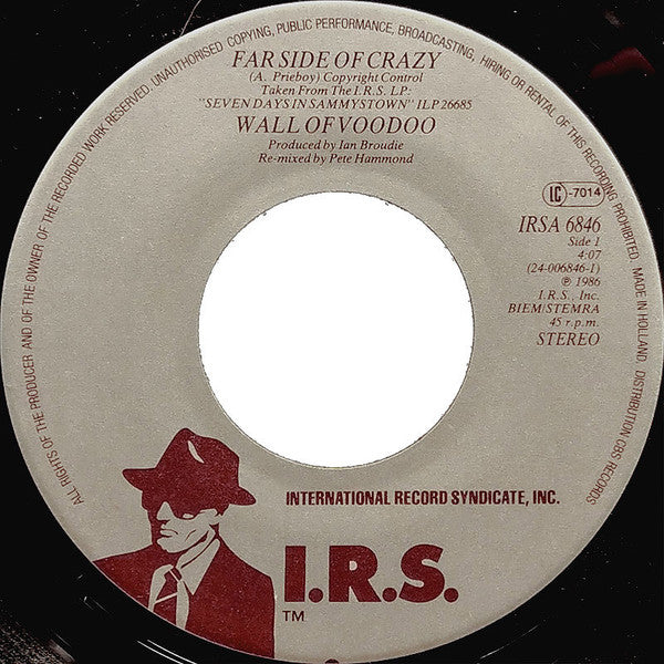 Wall Of Voodoo : Far Side Of Crazy (7", Single)