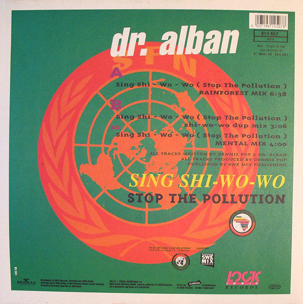 Dr. Alban : Sing Shi-Wo-Wo (Stop The Pollution) (12", Maxi)