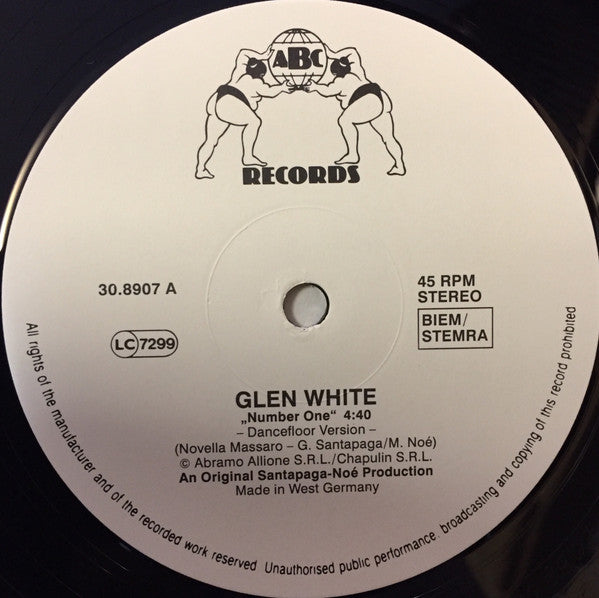 Glen White : Number One (12", Maxi)