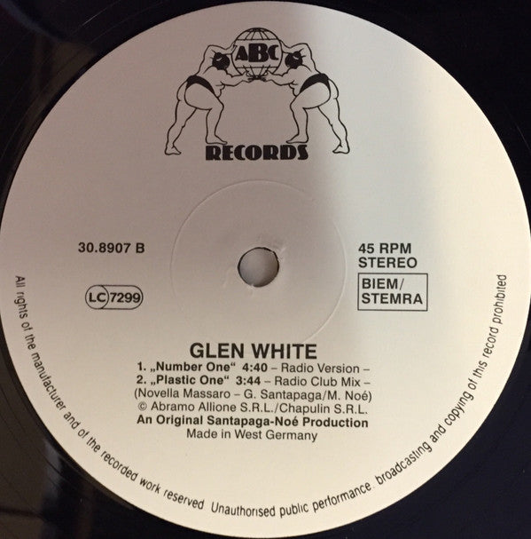 Glen White : Number One (12", Maxi)