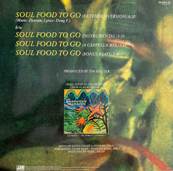 The Manhattan Transfer : Soul Food To Go (12")