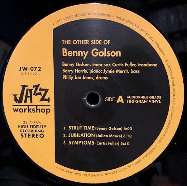 Benny Golson : The Other Side Of Benny Golson (LP, Album, Ltd, RE, RM, 180)