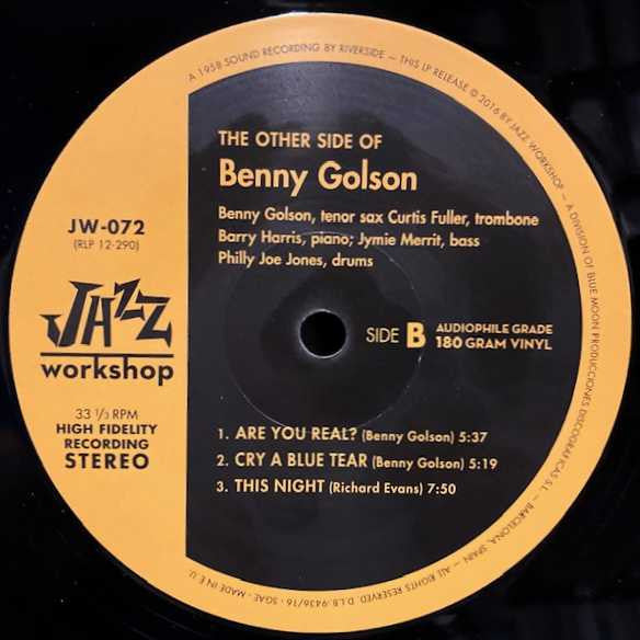 Benny Golson : The Other Side Of Benny Golson (LP, Album, Ltd, RE, RM, 180)