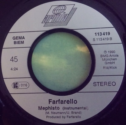 Farfarello featuring Chris Thompson : Sea Of Emotion (7", Single, Gat)