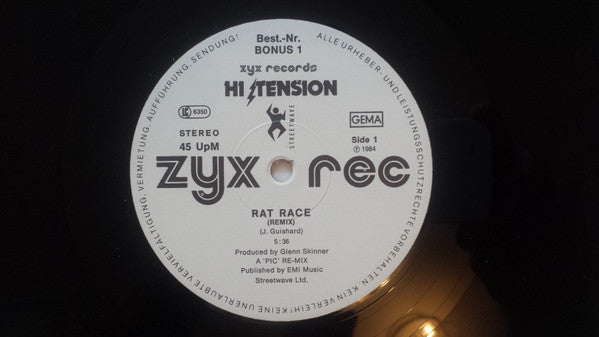 Hi-Tension : Rat Race (Remix) (12", S/Sided, Ltd)