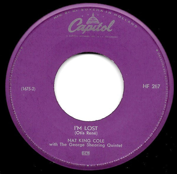 Nat King Cole : Serenata / I'm Lost (7", Single)