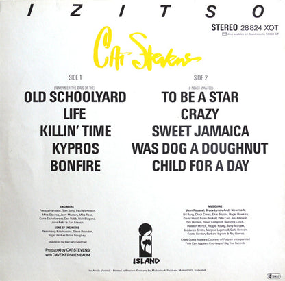 Cat Stevens : Izitso (LP, Album, Gat)