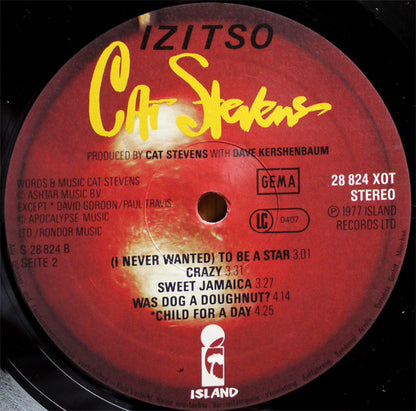 Cat Stevens : Izitso (LP, Album, Gat)