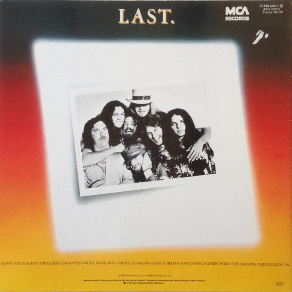 Lynyrd Skynyrd : Skynyrd's First And... Last (LP, Album, RE, Gat)