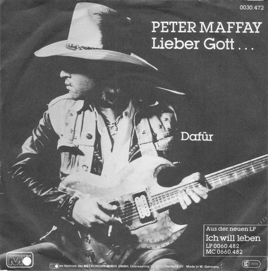 Peter Maffay : Lieber Gott ... / Dafür (7", Single)