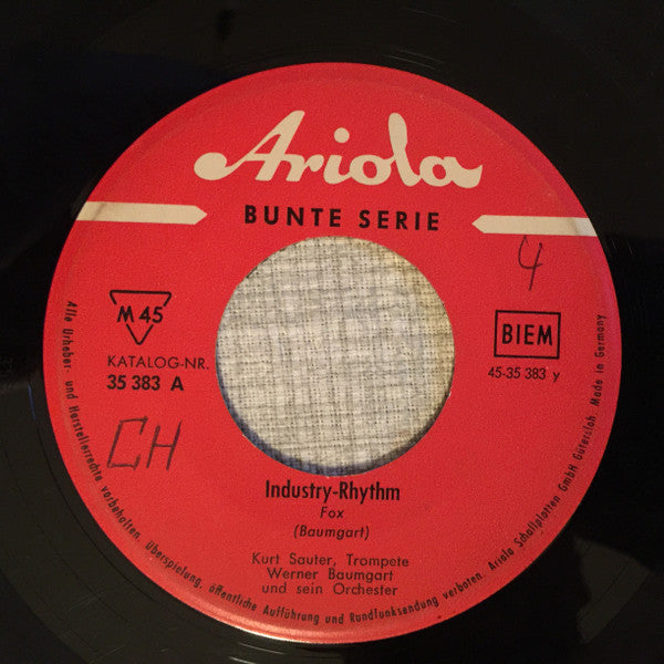 Werner Baumgart Und Sein Orchester, Kurt Sauter : Montan-City-Blues / Industry Rhythm (7")