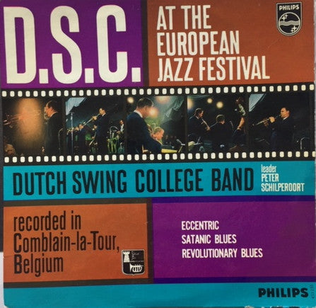 The Dutch Swing College Band : D.S.C. At The European Jazz Festival  (7", EP, Mono)