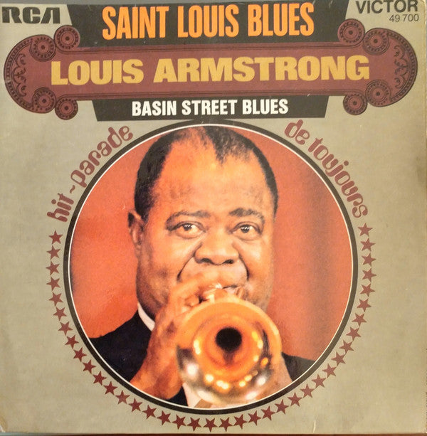 Louis Armstrong : Saint Louis Blues / Basin Street Blues (7")