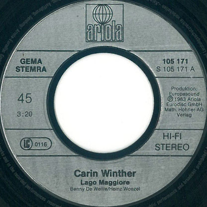 Carin Winther : Lago Maggiore (7", Single)