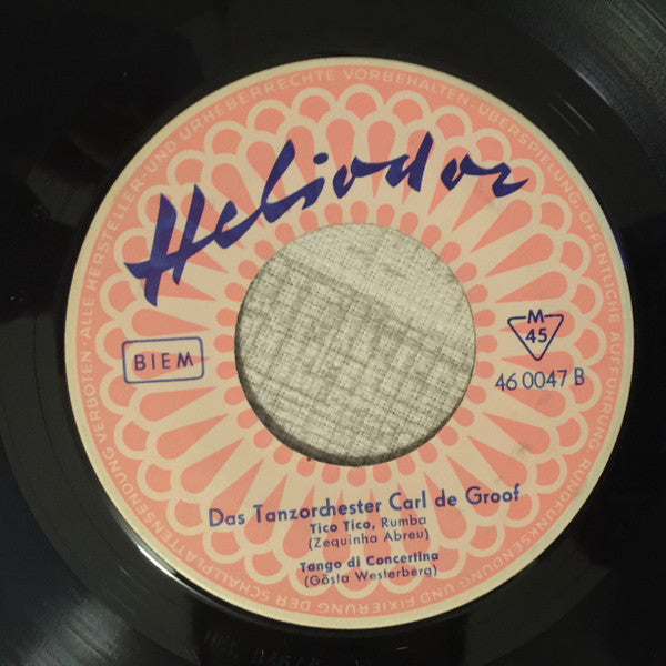 Orchester Carl De Groof : Olé Guapa (7")