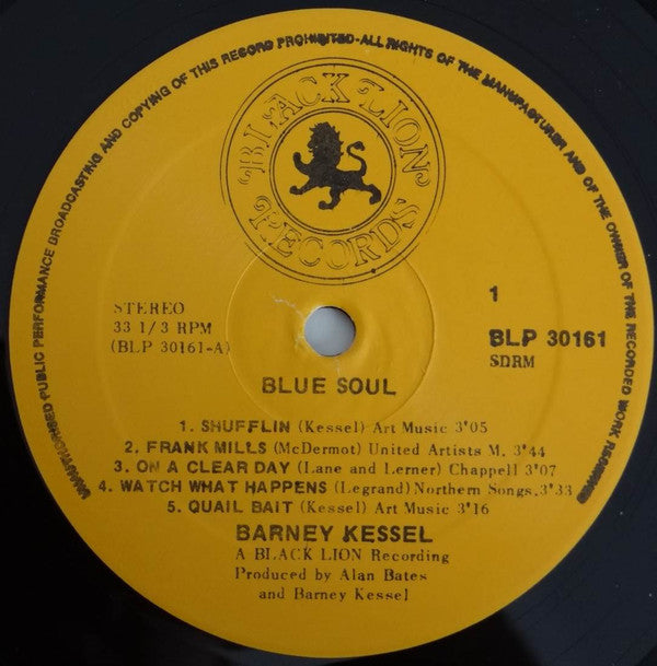 Barney Kessel : Blue Soul (LP, Album)