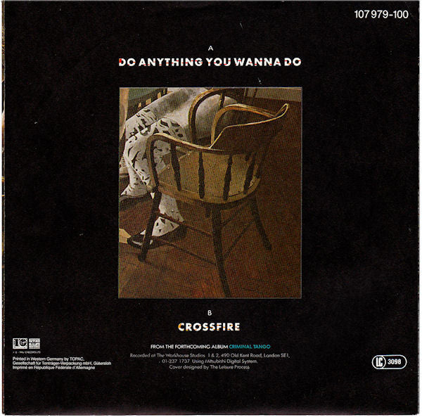 Manfred Mann's Earth Band With Chris Thompson : Do Anything You Wanna Do (7", Single)