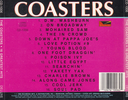 The Coasters : 16 Greatest Hits (CD, Comp)