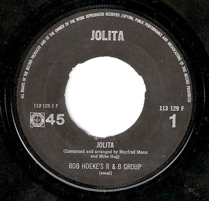 The Rob Hoeke Rhythm & Blues Group : Jolita (7", Single)