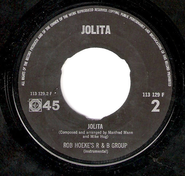 The Rob Hoeke Rhythm & Blues Group : Jolita (7", Single)