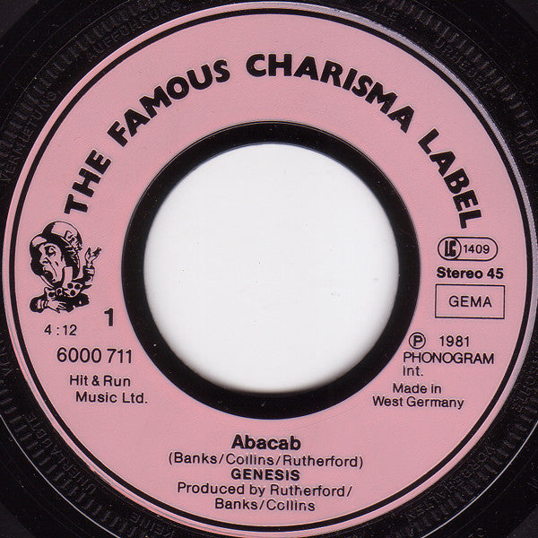 Genesis : Abacab (7", Single)