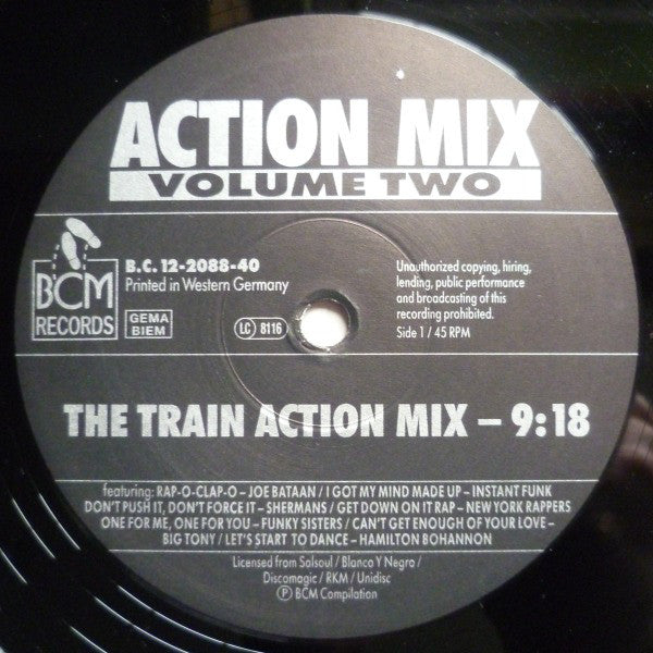 Various : Action Mix Volume Two (12", Maxi, P/Mixed)