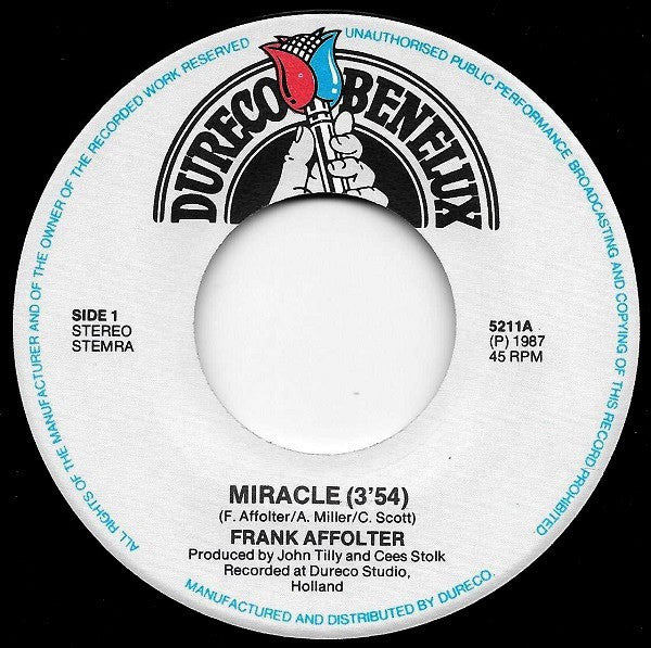 Frank Affolter : Miracle (7")