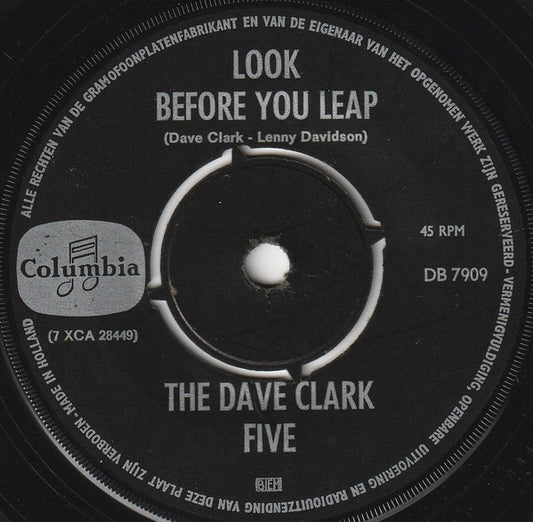 The Dave Clark Five : Look Before You Leap (7", Single)