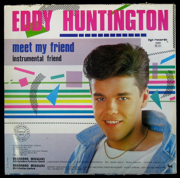 Eddy Huntington : Meet My Friend (12", Maxi)