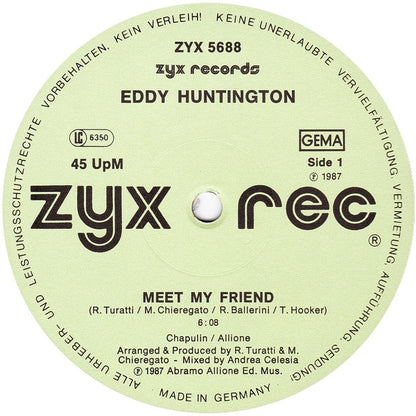 Eddy Huntington : Meet My Friend (12", Maxi)