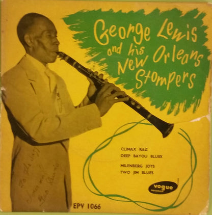 George Lewis And His New Orleans Stompers : New Orleans Jazz, Vol 1 (7", EP)