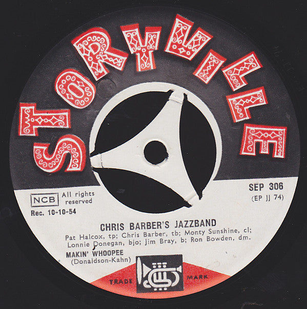 Chris Barber's Jazz Band : Makin' Whoopee / Over In The New Burying Ground / Hush-A-Bye (7", EP)