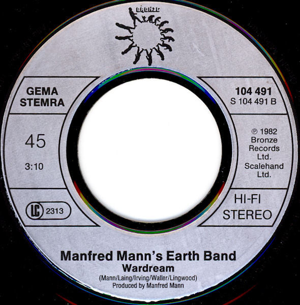 Manfred Mann's Earth Band : Redemption Song (7", Single)