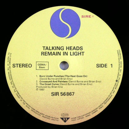 Talking Heads : Remain In Light (LP, Album, RE)