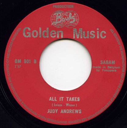 Judy Andrews : There's No Odds / All It Takes (7", Single)