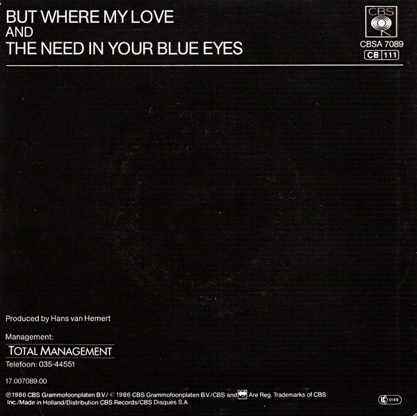 René Shuman : But Where My Love (7", Single)